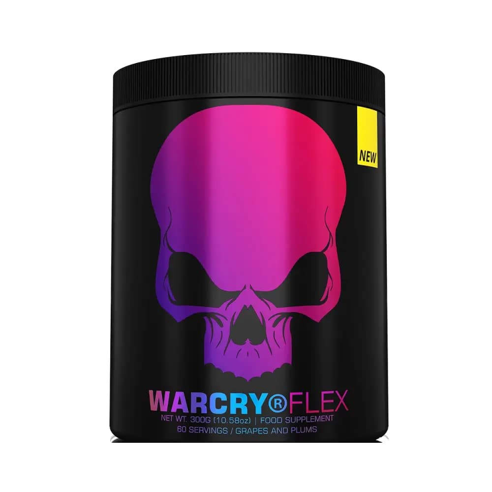 Genius Nutrition Warcry Flex Drue & Plomme 300g – Genius Nutrition emballage