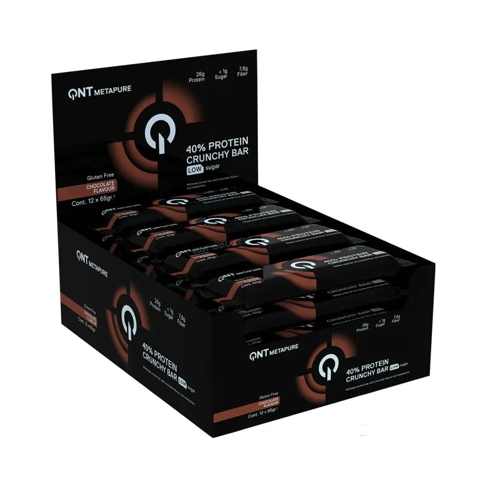 QNT Metapure 40% Protein Crunchy Bar – QNT förpackning