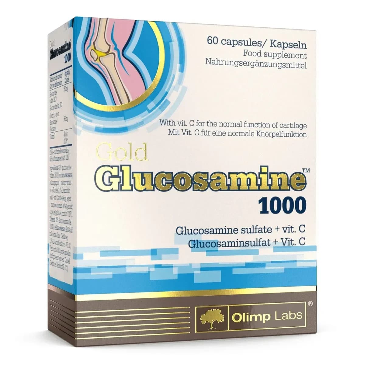 Olimp Labs - Gold Glucosamin 1000 - 60 Kapseln – Verpackung
