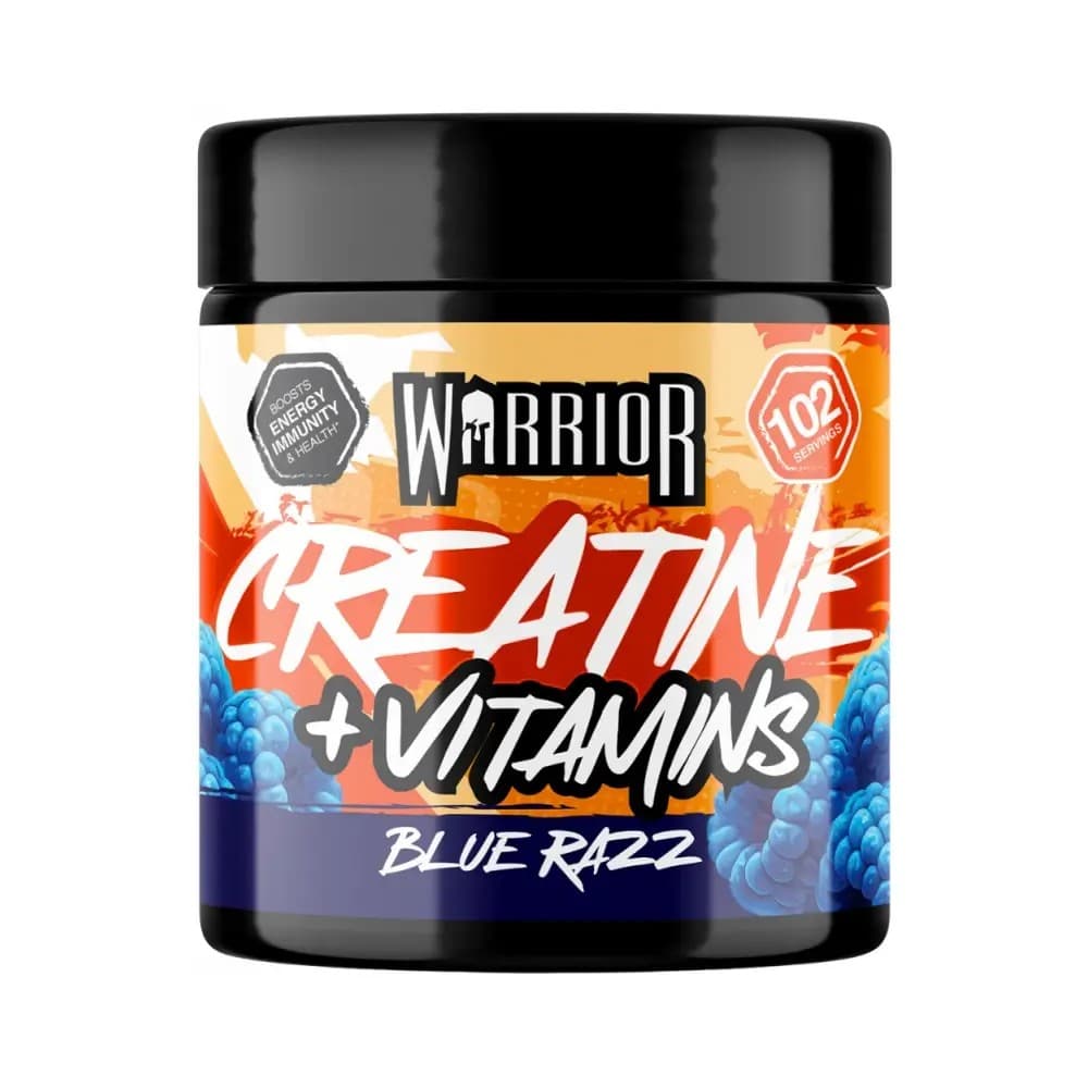 Krijger - Creatine Plus Vitaminen – Warrior verpakking