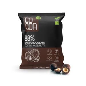COCOA Hazelnuts in Dark Chocolate 88% BIO 70 g | Bio Planet – Bio Planet packaging