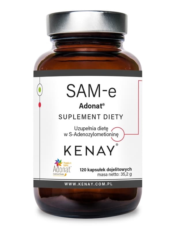 Kenay - SAM-e Adonat - 120 Capsules – packaging