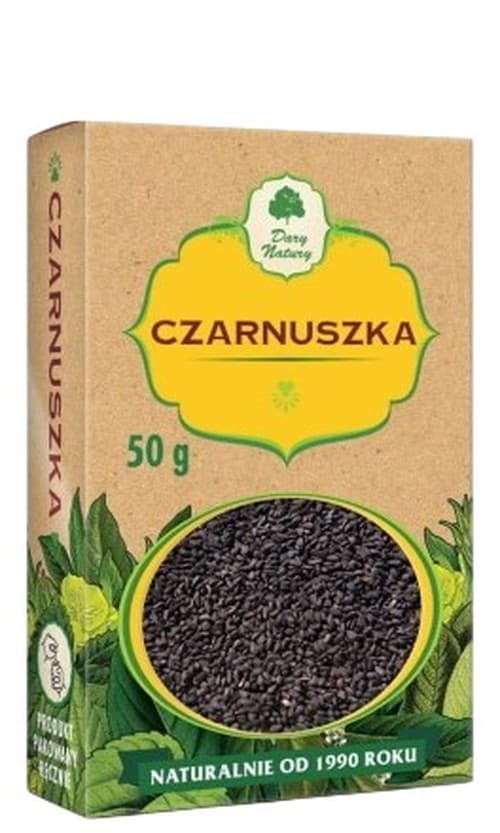 Dary Natury - Nasiona czarnuszki - 50g – Dary Natury opakowanie