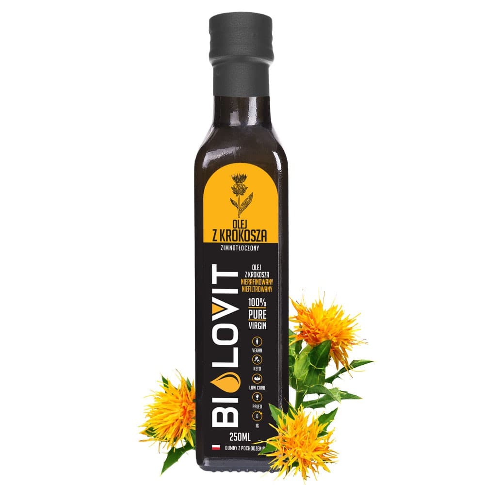 Biolovit - Koudgeperste Saffloerolie – Biolovit verpakking