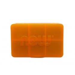 NOW FOODS Pillbox (orange) - Practical pillbox for daily supplements – NOW Foods packaging