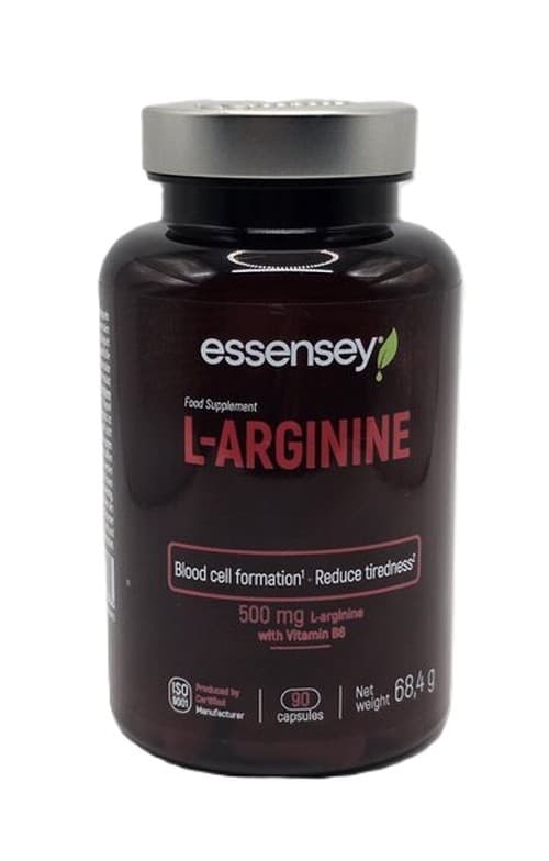Essensey - L-Arginine 500mg - 90 kapsułek – Essensey opakowanie