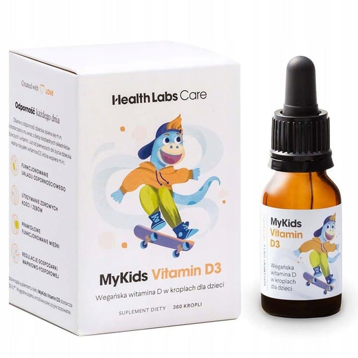 Health Labs Care MyKids Vitamina D3 9,7 ml – Health Labs Care embalagem