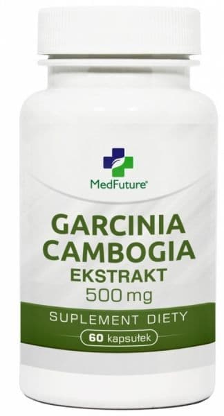 MedFuture Garcinia cambogia extrait 500mg 60 capsules – MedFuture packaging