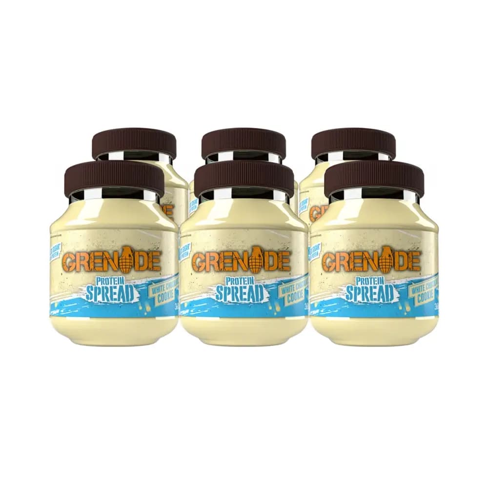 Grenade - Mantequilla de Proteínas (6x360g) - Galleta de Chocolate Blanco