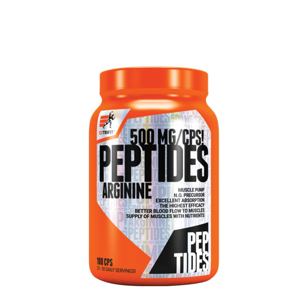 Extrifit Arginine Peptides 500 mg - 100 Capsules – Extrifit förpackning