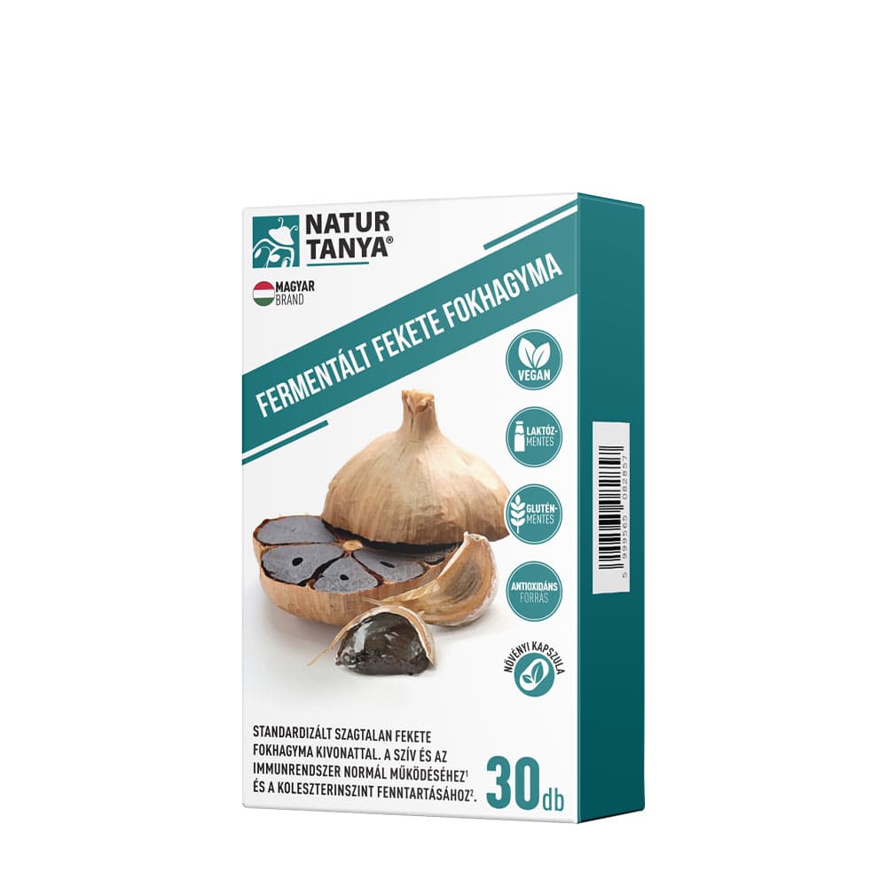 Natur Tanya - Aglio nero fermentato - 30 capsule – confezione