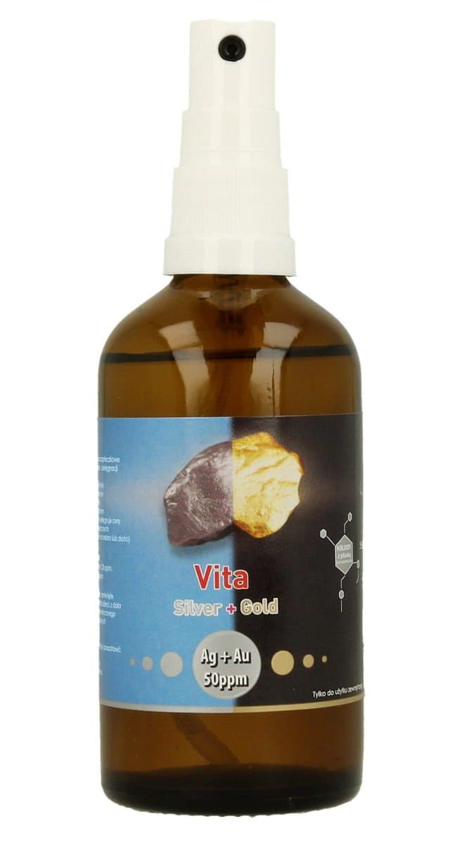 Vitacolloids Vita Silver + Gold Ag + Au 50 ppm atomizzatore 100 ml – Vitacolloids packaging