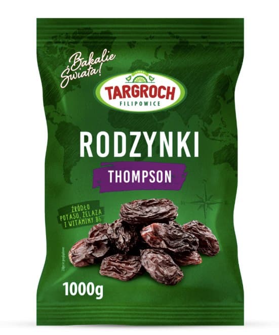 Targroch Raisins Thompson Jumbo 1 kg – Targroch emballage