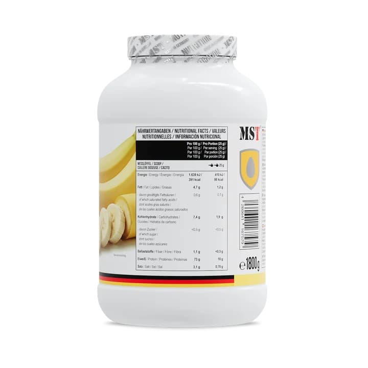 MST - Äggprotein - Banan, 1800 g – MST förpackning