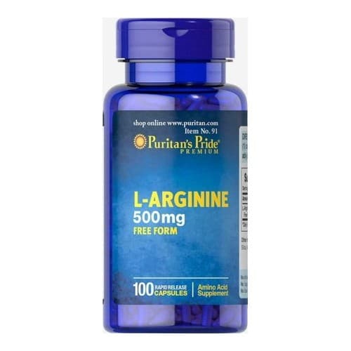 Puritan's Pride - L-Arginine – Puritan's Pride förpackning