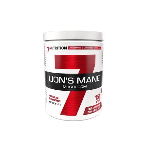 7 Nutrition - Lion'S Mane Mushroom - 30 Days - 150g – 7 Nutrition förpackning