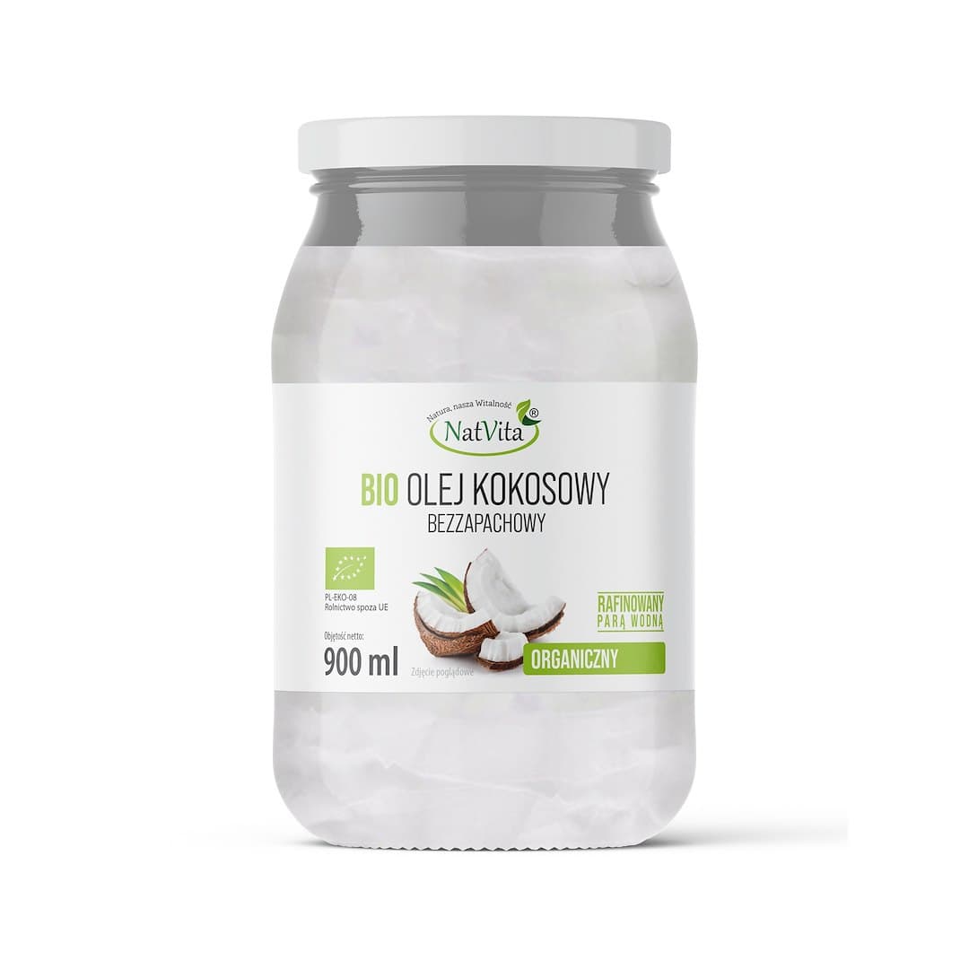 NatVita - Aceite de Coco Orgánico Inodoro - 900ml – NatVita empaque