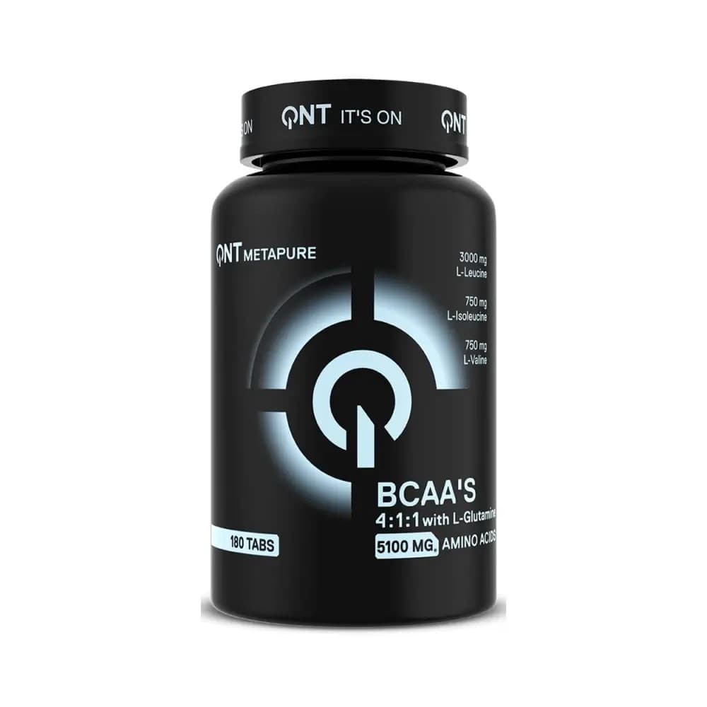 Qnt Life - BCAA 4:1:1 + L-Glutamine - Sans Arôme - 180 Comprimés – QNT emballage