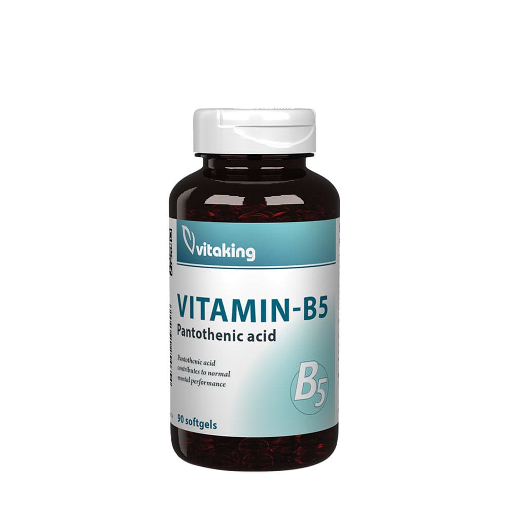 Vitaking Ácido Pantotênico 200mg - 90 Gelatinas Moles – Vitaking packaging