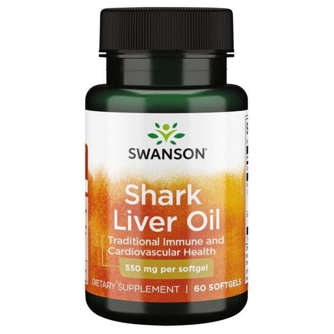 Swanson - Shark Liver Oil - 60 Softgels
