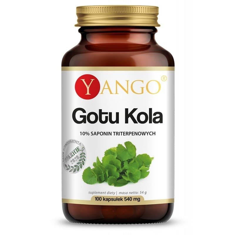 Yango Gotu Kola - 100 capsules – Yango packaging
