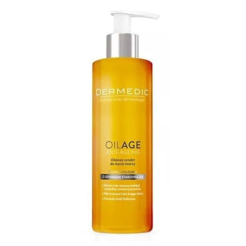 Dermedic - Oilage reinigingsolie voor het gezicht, gevoelige huid - 200 ml