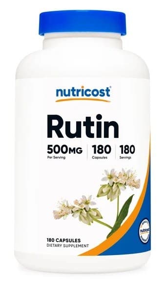 Nutricost - Rutin - 180 Kapsułek – Nutricost opakowanie