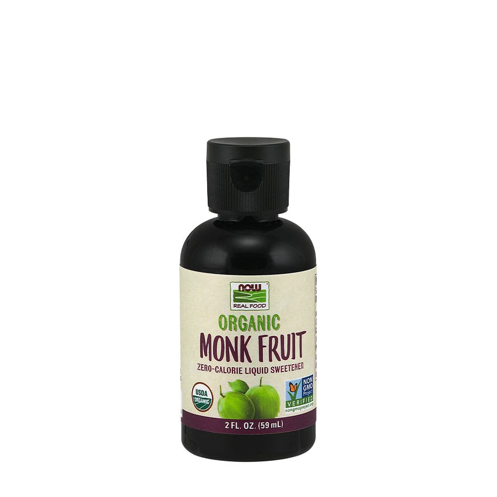 NOW Foods - Organic Monk Fruit – NOW Foods packaging
