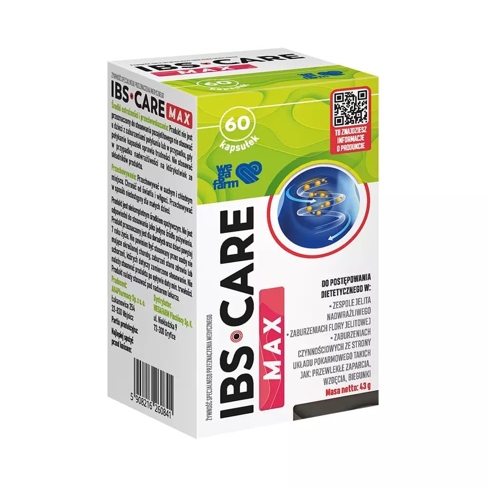 WegaFarm IBS Care Max 60 Kapseln – WegaFarm Verpackung