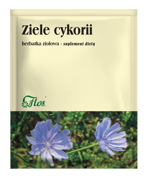 Flos - Chicory Herb 50g – Flos förpackning