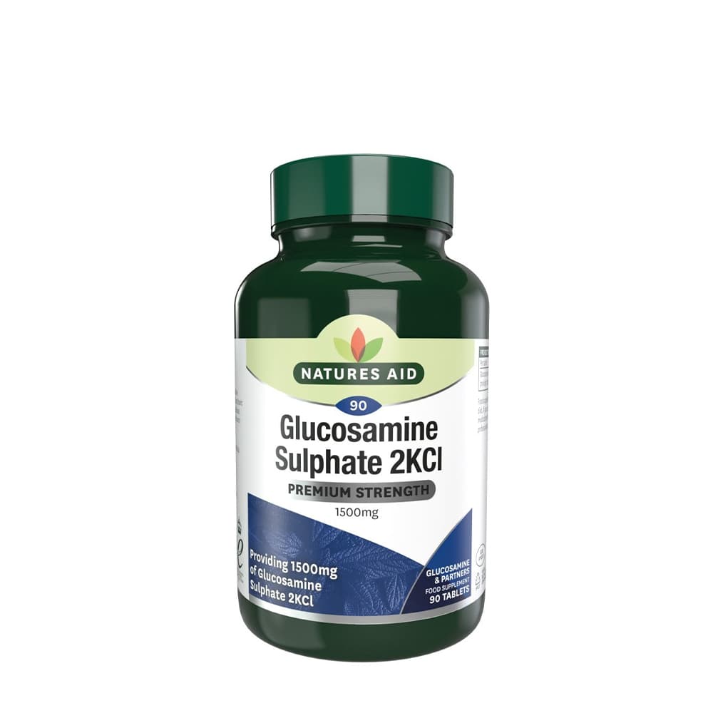 Natures Aid Glucosamine Sulphate 1500mg - 90 Compresse – Nature's Aid confezione