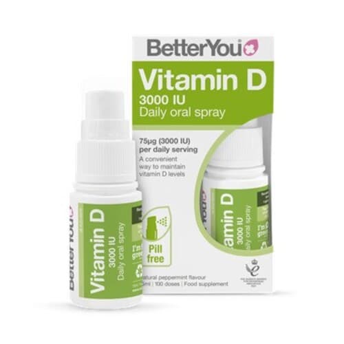 Better You - Dlux3000 Daily Vitamin D Oral Spray - 15ml – Better You förpackning