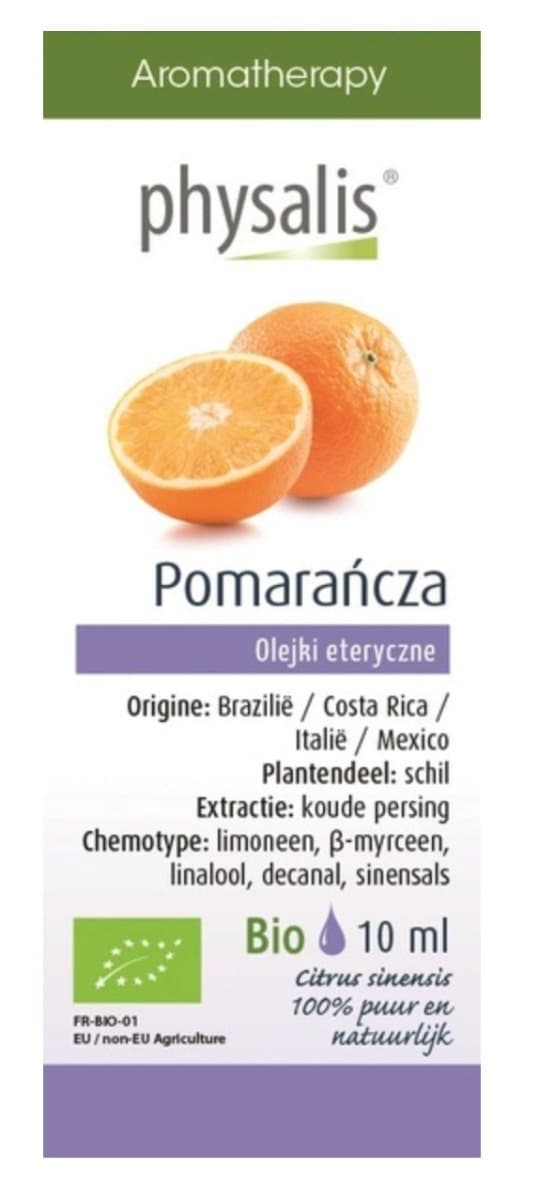 Physalis Huile Essentielle Orange BIO 10 ml | Bio Planet – Physalis emballage