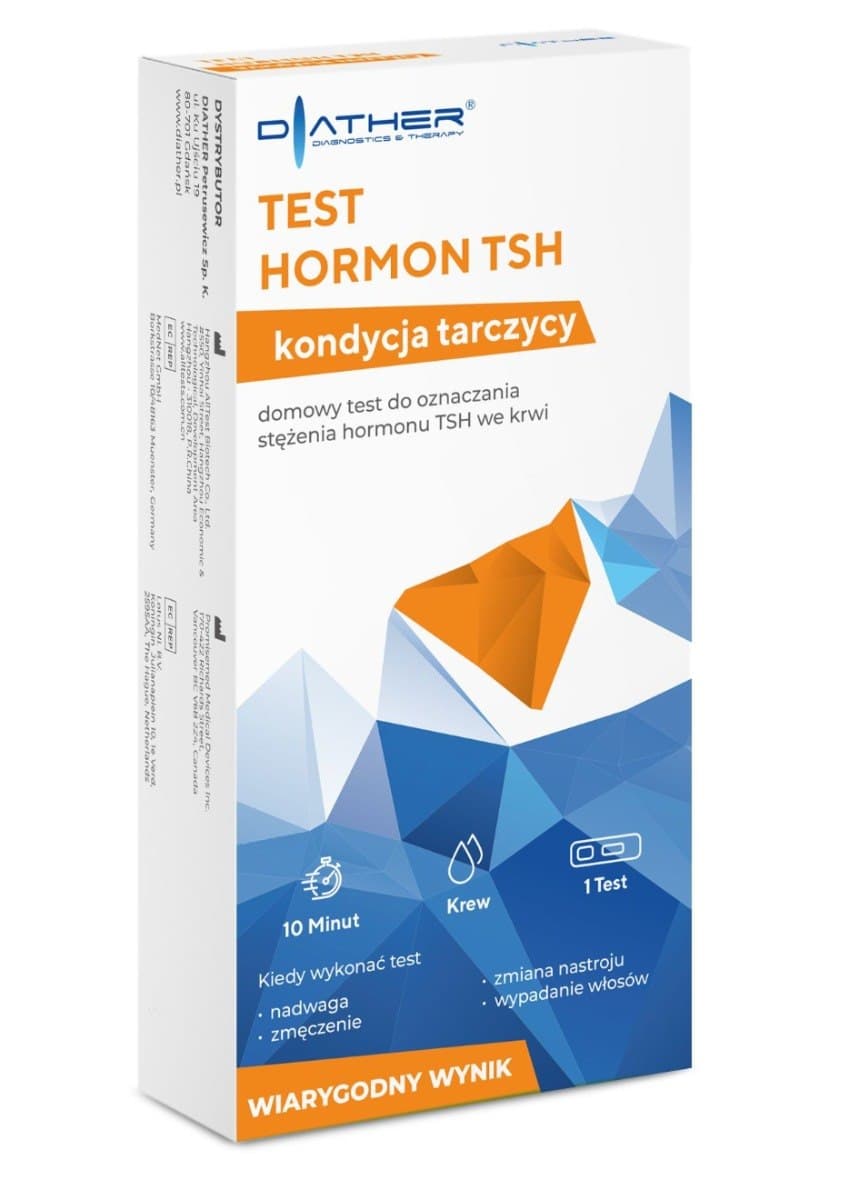 DIATHER - TSH Hormone Test - 1 Test – DIATHER förpackning