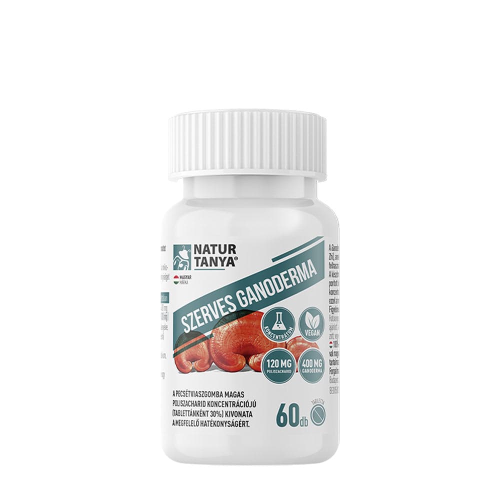 Natur Tanya Organic Ganoderma - 60 tabletas – Natur Tanya empaque