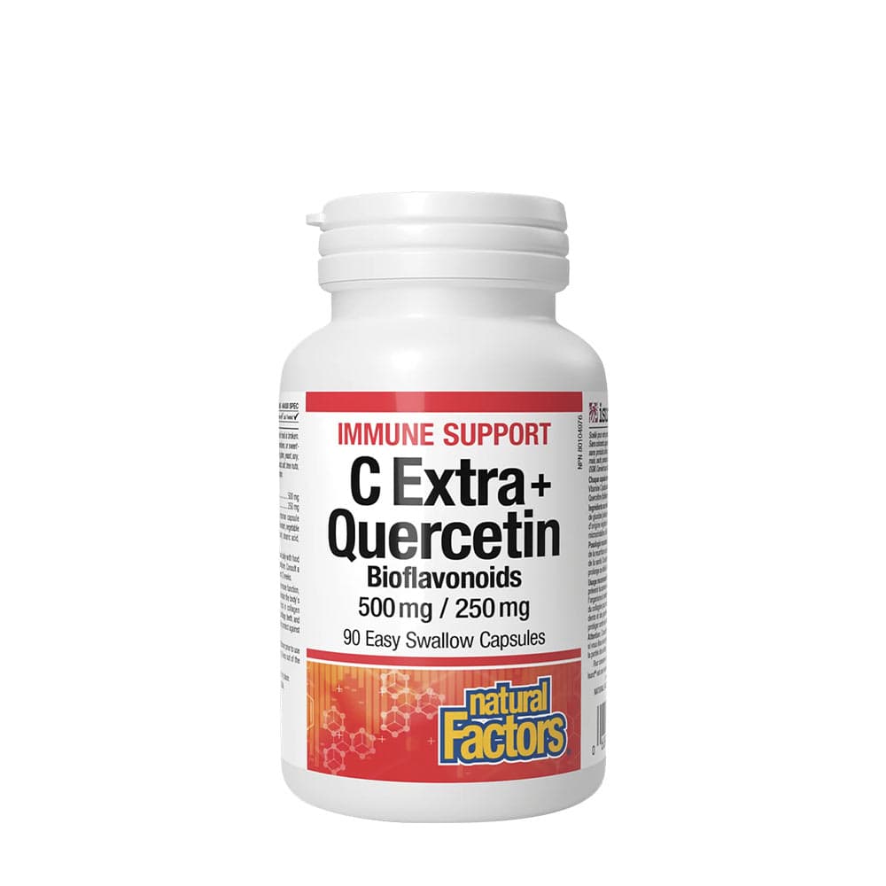 Natural Factors - C Extra+ Quercetin Bioflavonoids – Natural Factors packaging