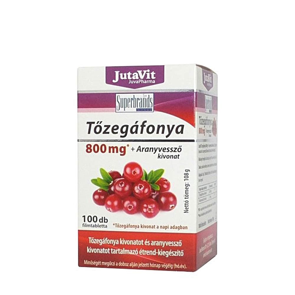 Jutavit - Cranberry 800mg + Goldenrod Extract – Jutavit förpackning