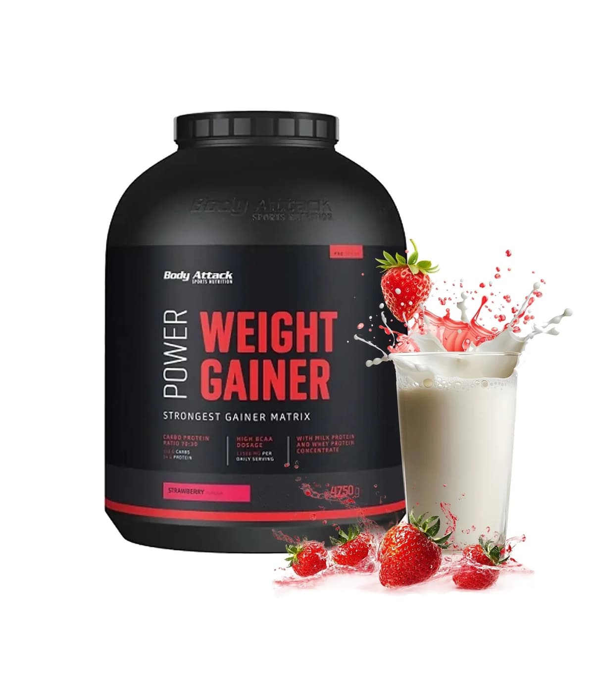 Body Attack - Power Kohlenhydrat-Protein-Pulver