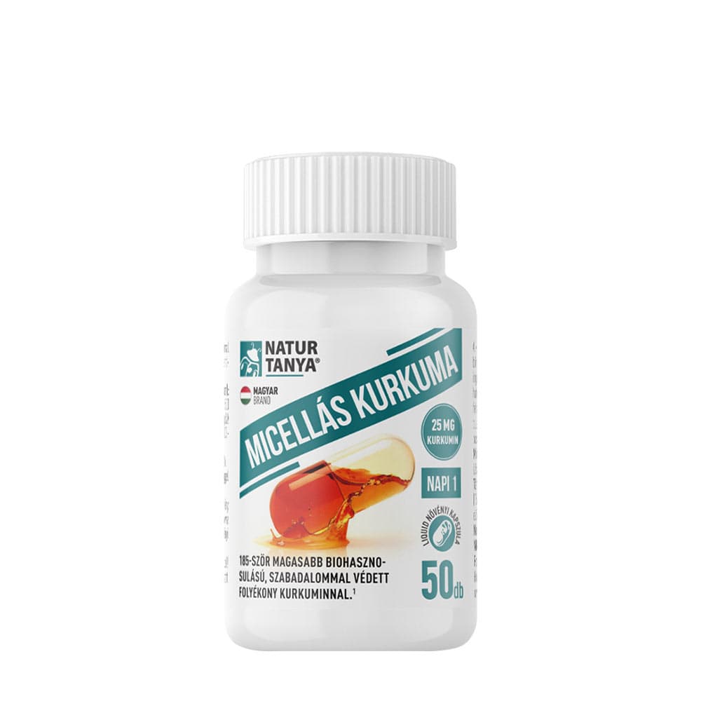 Natur Tanya - Micellar Turmeric - 50 db (50 Softgels) – Natur Tanya förpackning