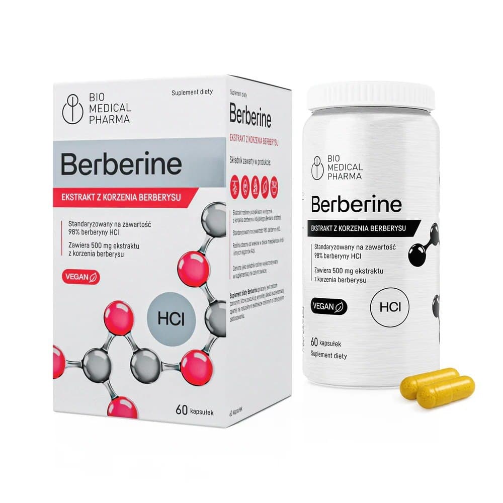 Bio Medical Pharma - Berberine - 60 Caps – Bio Medical Pharma förpackning