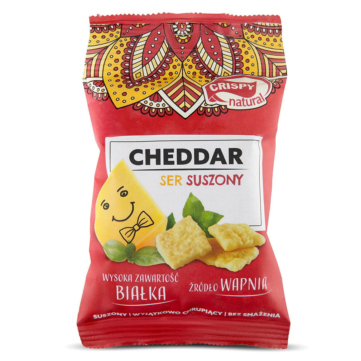 Crispy Natural - Cheddar Dried Cheese - 15g – Crispy Natural förpackning