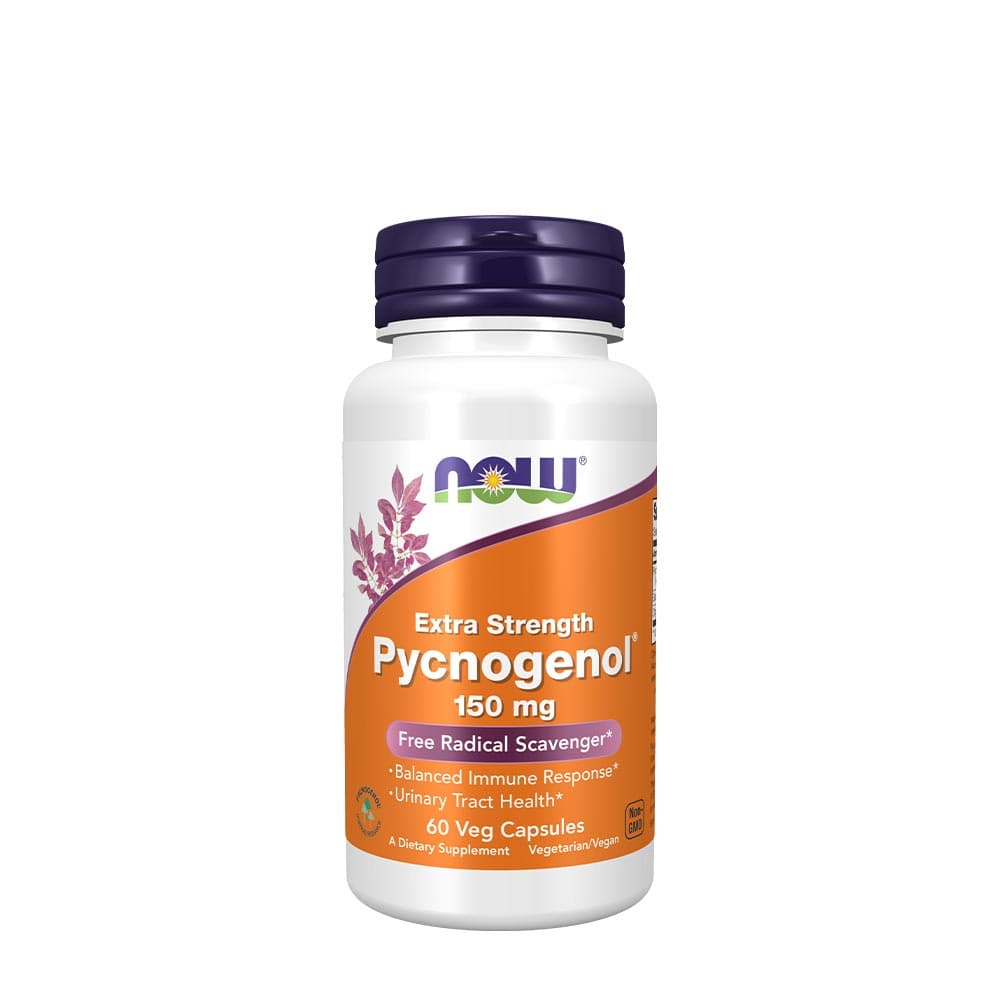 NOW Foods - Pycnogenol - Extrait d'écorce de pin – NOW Foods packaging