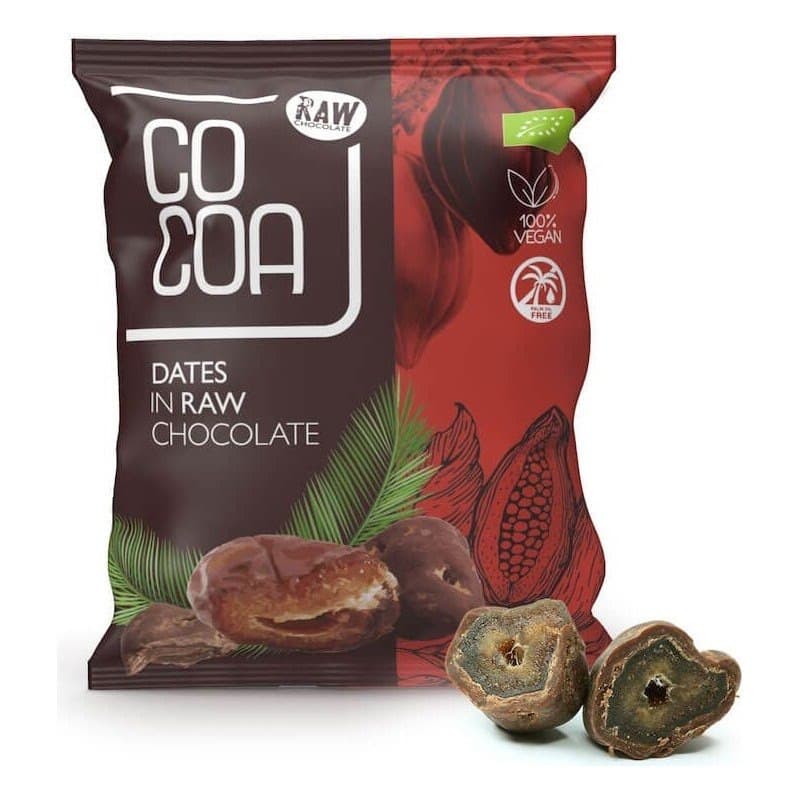 Bio Planet - Dadler i Rå Choklad – Bio Planet emballage