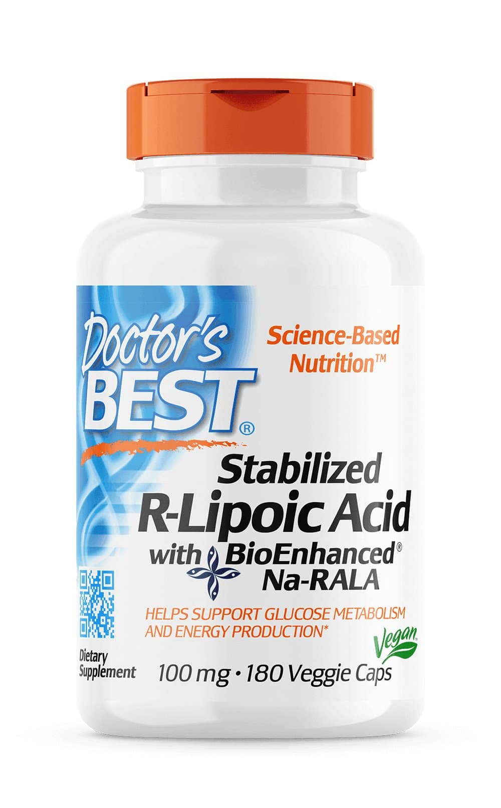 Doctor's Best - Stabiliserad R-Lipoinsyra med NA-RALA – Doctor's Best Verpackung