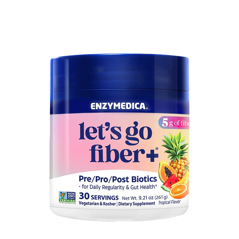 Enzymedica - Let's Go Fiber+ – Enzymedica packaging