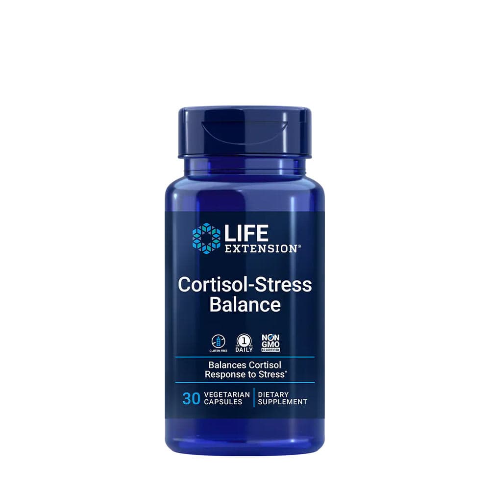 Life Extension - Cortisol-Stress Balance - 30 Vcaps – Life Extension förpackning