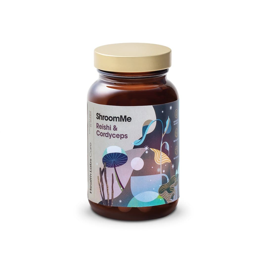 Health Labs Care - ShroomMe Reishi & Cordyceps - 90 caps