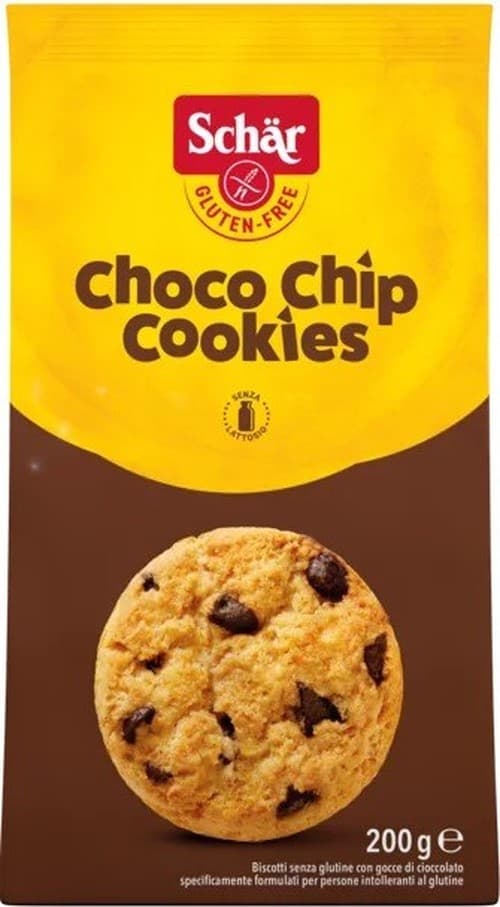 Schar Ciastka Choco Chip Cookie 200 g – Schär opakowanie