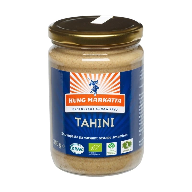 Tahini zonder zout 360g – Kung Markatta verpakking
