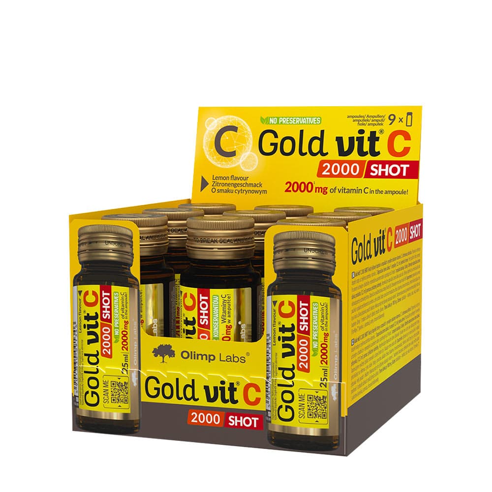 Olimp Labs Gold Vit C 2000 Shot – Olimp Labs förpackning